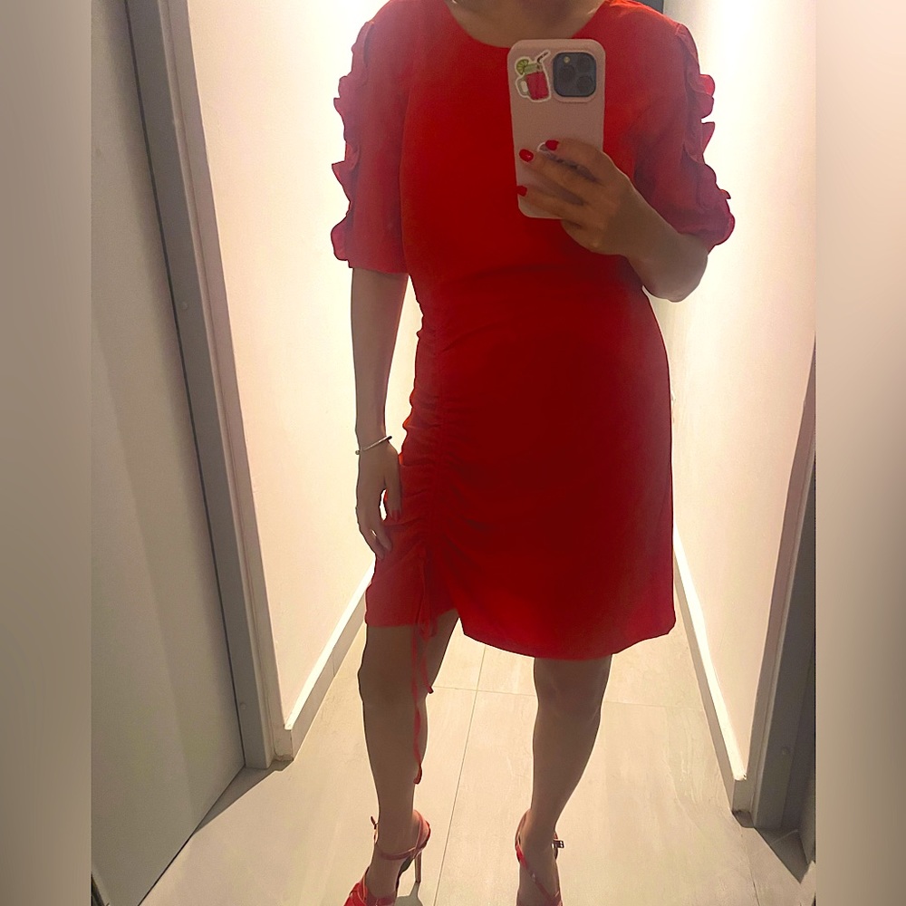 Red cocktail dress, Size M